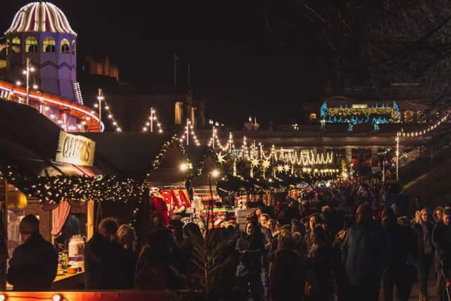 The Edinburgh Christmas market opens this month. Picture: Shutterstock