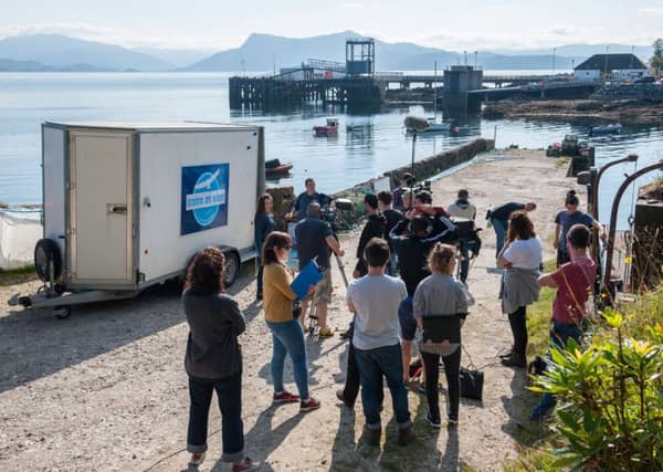 The filming of Bannan on Skye