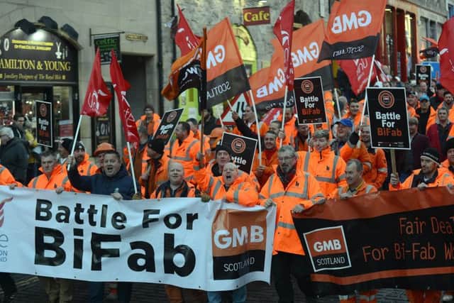 Canadian firm DF Barnes acquired BiFab's three yards - at Arnish and Burntisland and Methil in Fife - last year