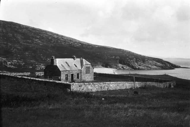 The old schoolhouse on Mingulay. It closed in 1910 as the population fell away. PIC: Margaret Fay Shaw Archive, Canna House, National Trust for Scotland.