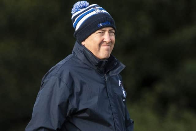 MILLBRAE, SCOTLAND - NOVEMBER 10: Heriots Coach Phil Smith during the Fosroc Super 6 match between Ayrshire Bulls and Heriots at Millbrae, on November 10 in Ayr, Scotland. (Photo by Gary Hutchison/ SNS Group/SRU)
