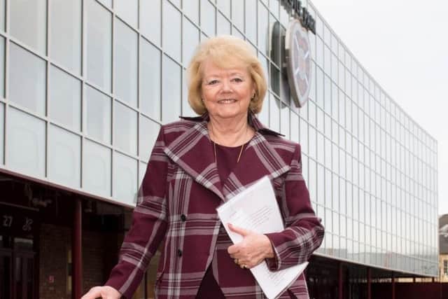 Hearts owner Ann Budge is pleased with the club's latest financial figures.