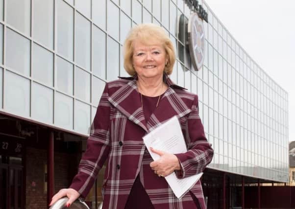 Hearts owner Ann Budge is pleased with the club's latest financial figures.