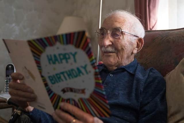 John Jenkins, who played a big role in securing beaches for the Normandy landing, turned 100. Picture: PA