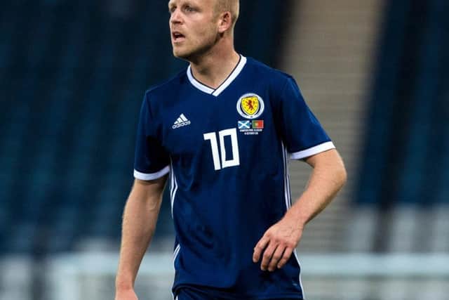 Steven Naismith on his last appearance for Scotland.
