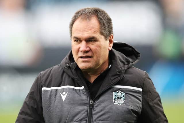Dave Rennie was pleased with Glasgow's performance in the scrum and the lineout. Picture: Getty.
