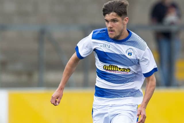 Reece Lyon scored Morton's early winner. Picture: SNS.
