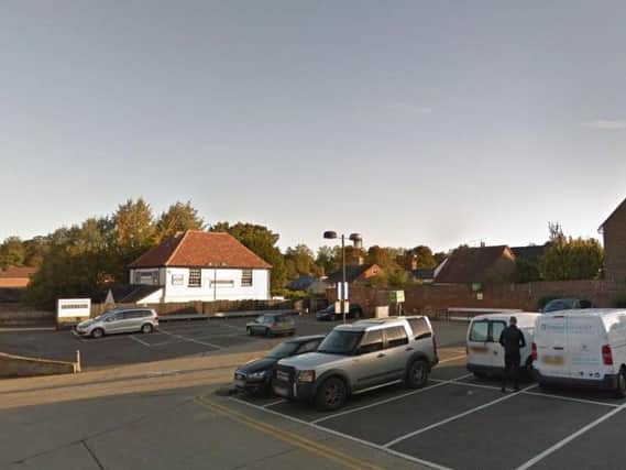 The man robbed the woman in a Waitrose car park. Picture: Google