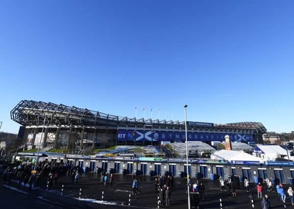BT Murrayfield, home of Scottish Rugby, which is set to benefit to the tune of £35m in partial sale of Guinness Pro14