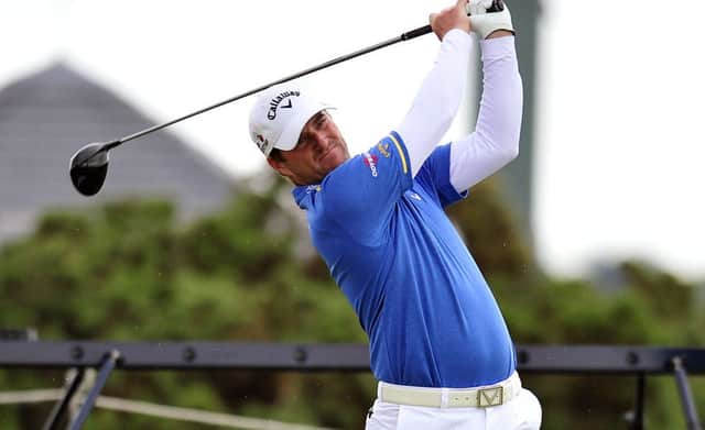 Marc Warren carded a four-under-par 67 in his third round at the Qualifying School. Picture: Michael Gillen.