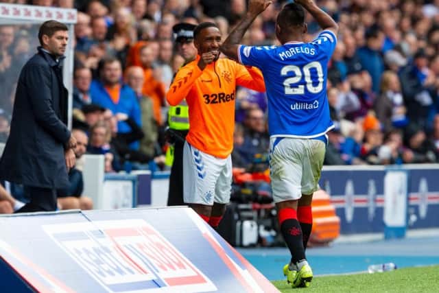 Alfredo Morelos and Jermain Defoe have been on fire for Rangers. Picture: SNS