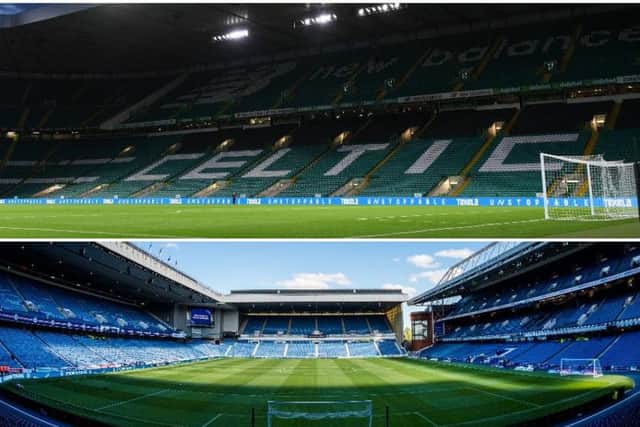 Celtic and Rangers have two of the highest average attendances in world football. Picture: SNS
