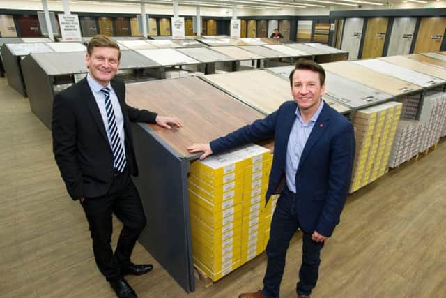 From left: Derek Weir of Bank of Scotland pictured with John Semple. Picture: Chris Watt Photography.