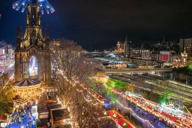 Edinburgh's Christmas market has expanded to take over more of East Princes Street Gardens than ever before.