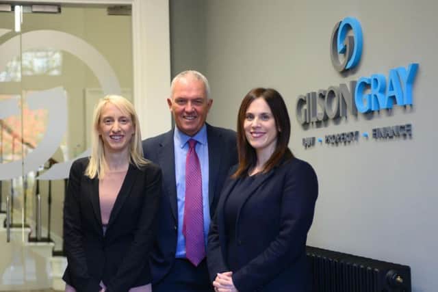L-R: Sally Nash, Alasdair Loudon and Philippa Cunniff. Picture: contributed.