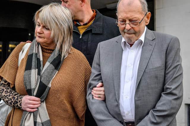 Geoffrey Bran, 71, was accused of pushing or throwing a deep fat fryer onto Mavis Bran, his wife of 38 years, leaving her with horrific burns that led to her death six days later.