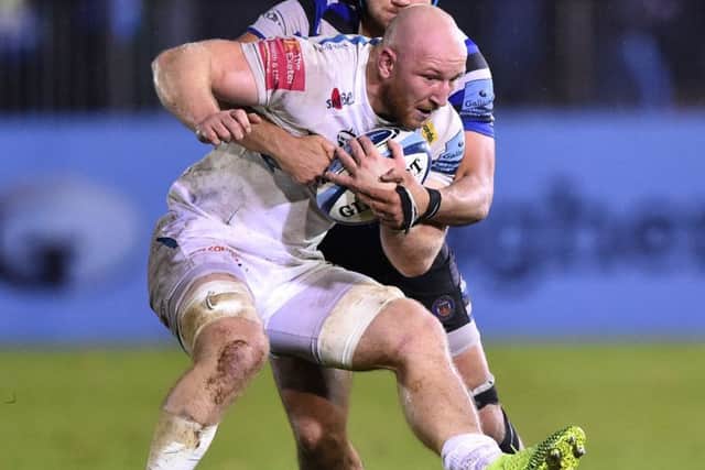 Stuart Hogg will be giving Exeter the lowdown on his former Glasgow team-mates when the clubs clash on Saturday. Picture: Getty.