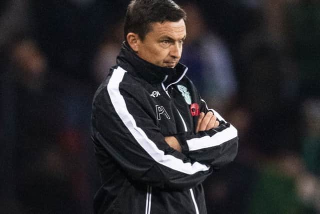 Paul Heckingbottom was sacked by Hibs after a poor start to the season. Picture: Craig Williamson/SNS