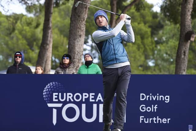 Daniel Young in action in the European Tour Qualisying School, a six-round maraton, at Lumine Golf Club in Spain. Picture: Getty Images