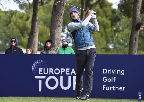 Daniel Young in action in the European Tour Qualisying School, a six-round maraton, at Lumine Golf Club in Spain. Picture: Getty Images