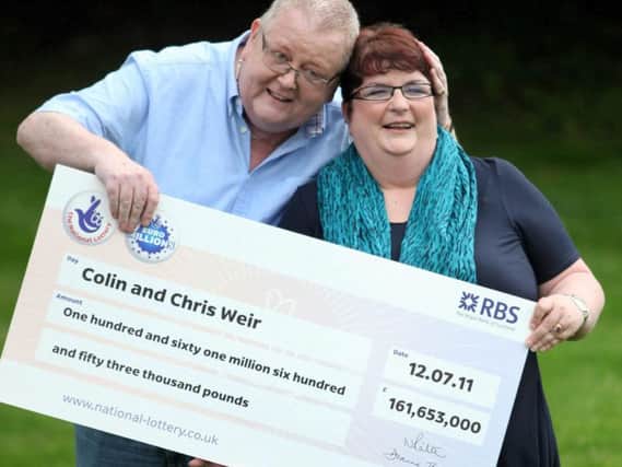 The previous biggest UK winners were Colin and Chris Weir, from Largs in North Ayrshire, Scotland, who won 161 million in July 2011.