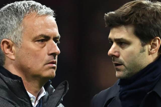 Jose Mourinho (left) has replaced Mauricio Pochettino as manager of Spurs