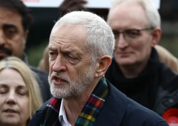 Labour Party leader Jeremy Corbyn, speaks to supporters during a visit to Thurrock in Essex. Picture: PA