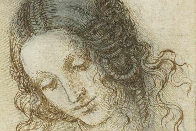Detail from The Head of Leda, by Leonardo da Vinci, c.1505-8
PIC: Royal Collection Trust / (c) Her Majesty Queen Elizabeth II