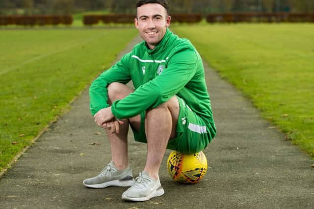 Hibs midfielder Stevie Mallan played under Jack Ross at St Mirren. Picture: Ross MacDonald/SNS