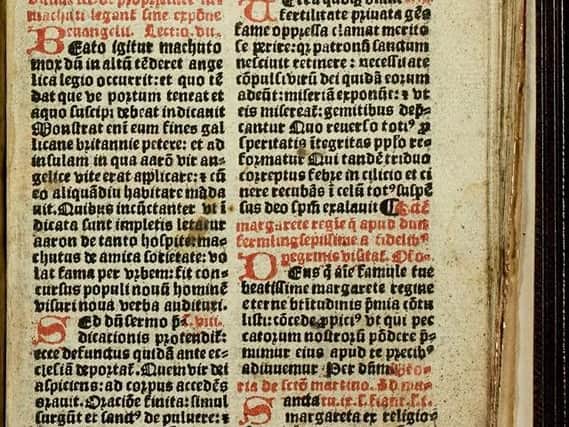 The Aberdeen Breviary, owned by the National Library of Scotland.