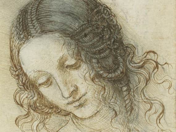 The head of Leda (c 1505-1508) by Leonardo da Vinci