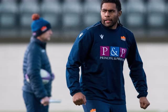 Bill Mata will make his first start of the season for Edinburgh as they face Bordeaux-Begles. Picture: SNS/SRU.