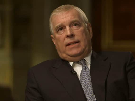 Prince Andrew has been widely derided following his BBC Newsnight interview. He has now stepped back from Royal duties with several organisations seeking to distance themselves from the Prince. PIC: BBC Newsnight.