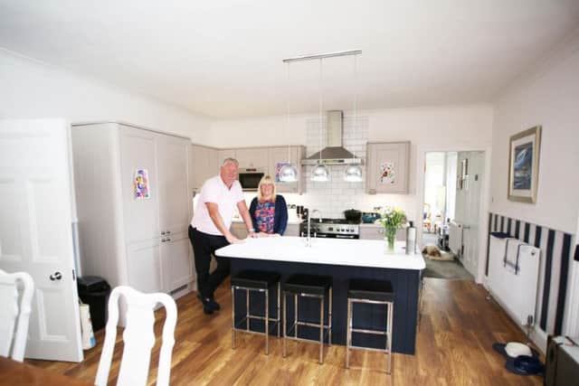 Steve Mills and his wife Caroline left Essex for Scotland. Picture: SWNS