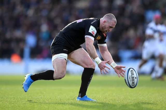 Stuart Hogg of Exeter will be up against his old Glasgow team-mates. Picture: Alex Davidson/Getty Images