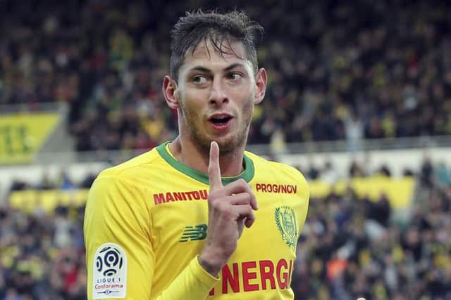The Emiliano Sala case is a high-profile example of the misapprorpiation of secure information, says Thomas. Picture: AP