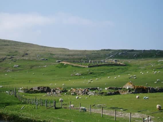 Clan chief Colonel Roderick MacNeil cleared Berneray (pictured) and send its people to work under forced labour at his factory on Barra. PIC: Creative Commons/Flickr/ Hazelisles.