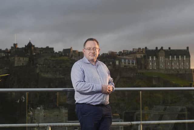 Modulr chief Myles Stephenson is central to Scotlands future as a disruptive finance hub. Picture: Greg Macvean.
