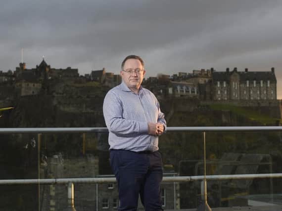 Modulr chief Myles Stephenson is central to Scotlands future as a disruptive finance hub. Picture: Greg Macvean.