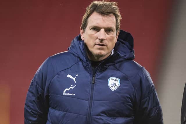 Israel manager Andreas Herzog will be returning to Hampden for the play-off semi-final. Picture: SNS