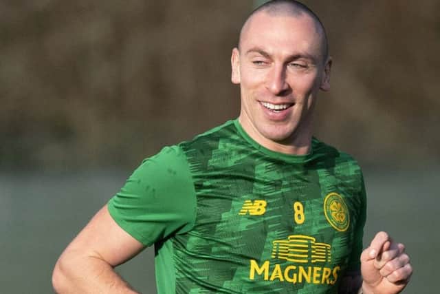 Scott Brown has hinted at a Scotland return despite twice retiring from international football. Picture: Alan Harvey/SNS