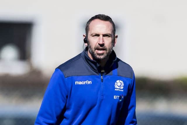 Geroge Watson's coach Ally Donaldson. Picture: SNS
