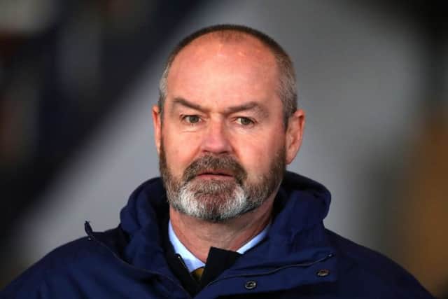 Scotland coach Steve Clarke must overcome Israel to reach the play-off final. Picture: Ian MacNicol/Getty Images