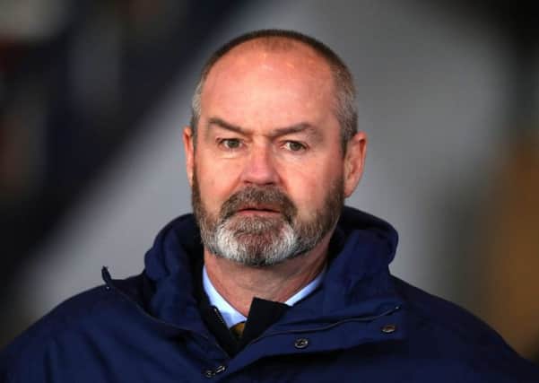 Scotland coach Steve Clarke must overcome Israel to reach the play-off final. Picture: Ian MacNicol/Getty Images