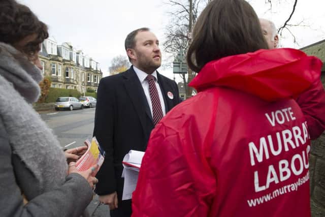 Ian Murray campaigning on Grange Loan in Edinburgh. Picture: Ian Rutherford
