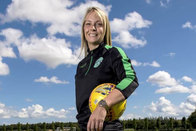 Hibs captain Joelle Murray is in Scottish Cup final action this weekend against Glasgow City. Picture: Craig Williamson/SNS