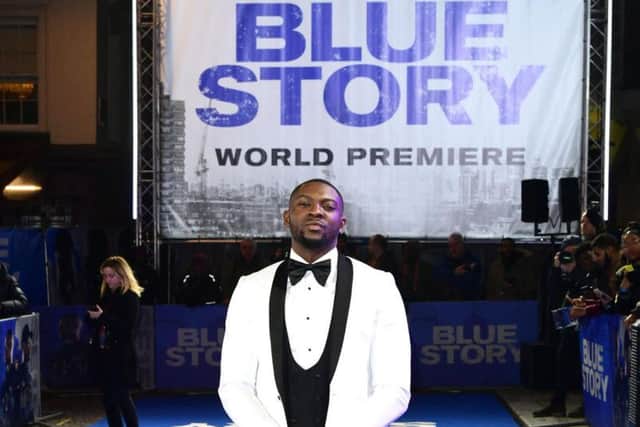 Writer and director Andrew Onwubolu, known as Rapman, the director of Blue Story has said the gang film is about "love not violence". Picture: PA