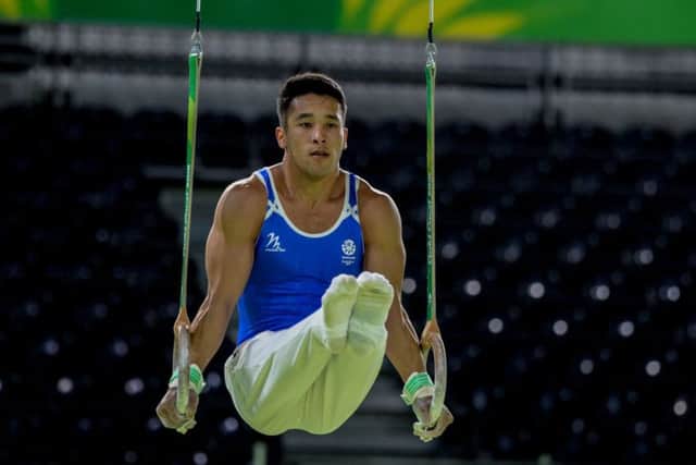 Scottish gymnast Kelvin Cham