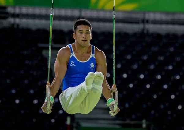 Scottish gymnast Kelvin Cham
