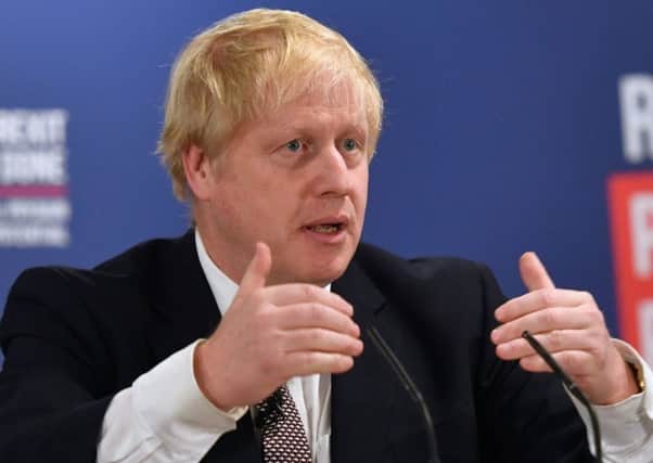 Boris Johnson is putting opposition to independence at the forefront of the Scottish Conservatives election campaign (Picture: Jacob King/PA Wire)